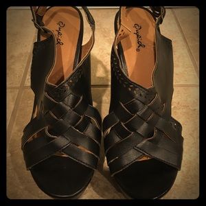 Qupid Wedged Sandals